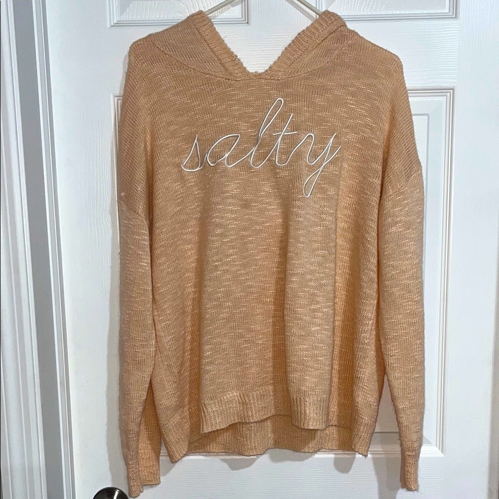 MIA & TESS - Salty Tan Women's Sweater lightweight fun summer top